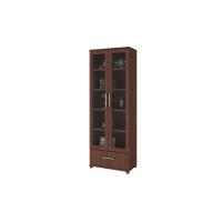 Manhattan Comfort 75AMC164 Serra 1.0- 5- Shelf Bookcase in  Nut Brown
